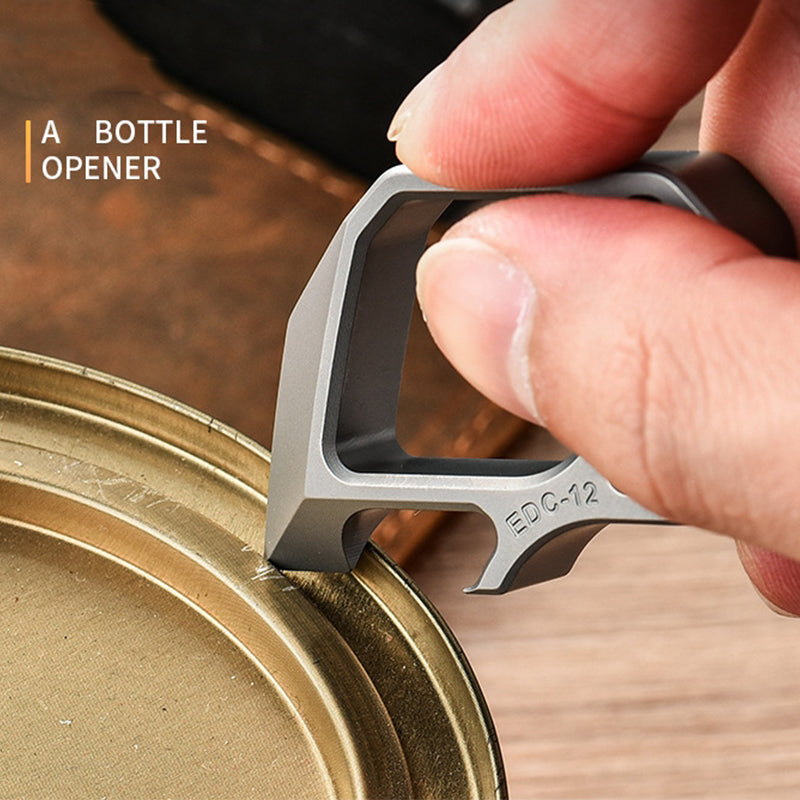 Multifunctional Bottle Opener Titanium Knuckle Duster