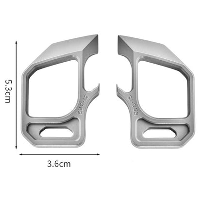 Multifunctional Bottle Opener Titanium Knuckle Duster