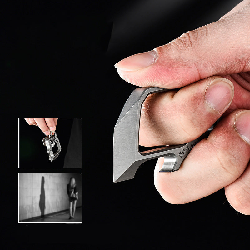 Multifunctional Bottle Opener Titanium Knuckle Duster