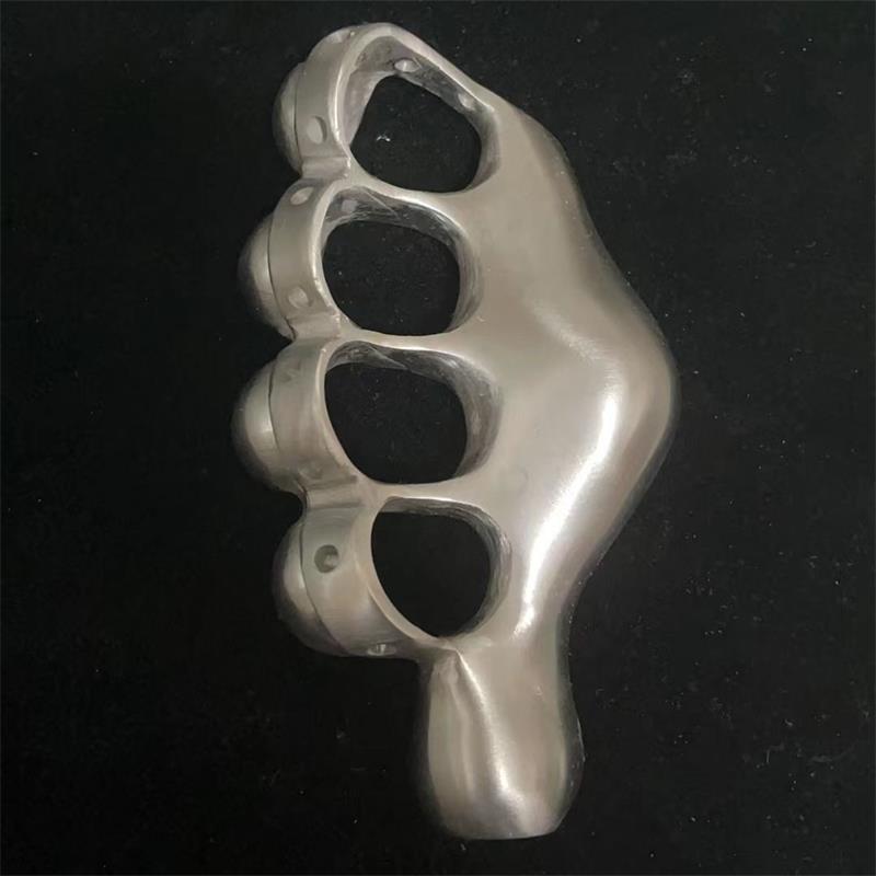 Left and Right Palm Knuckle Duster Solid steel Protective Gear