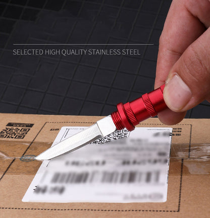 Mini couteau de déballage porte-clés