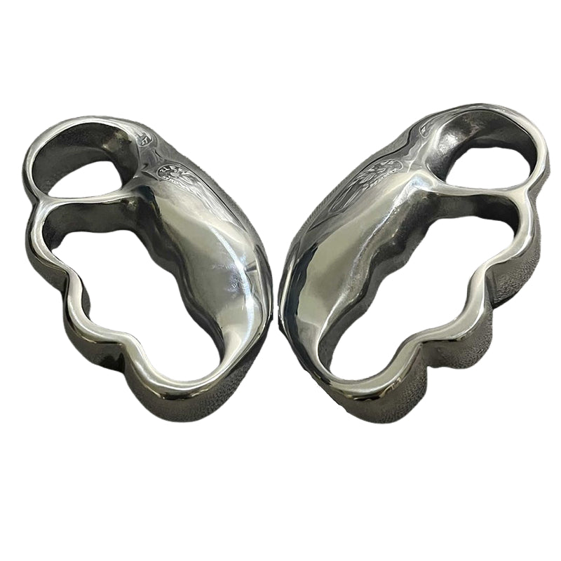 Personalized Solid Steel Knuckle Duster Self-defense EDC Tool