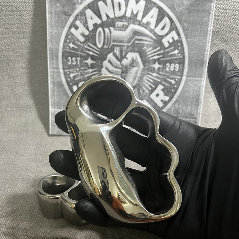 Personalized Solid Steel Knuckle Duster Self-defense EDC Tool