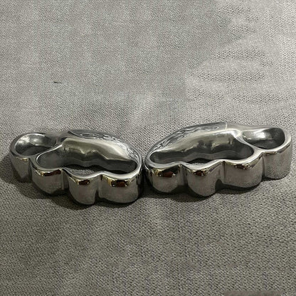 Personalized Solid Steel Knuckle Duster Self-defense EDC Tool