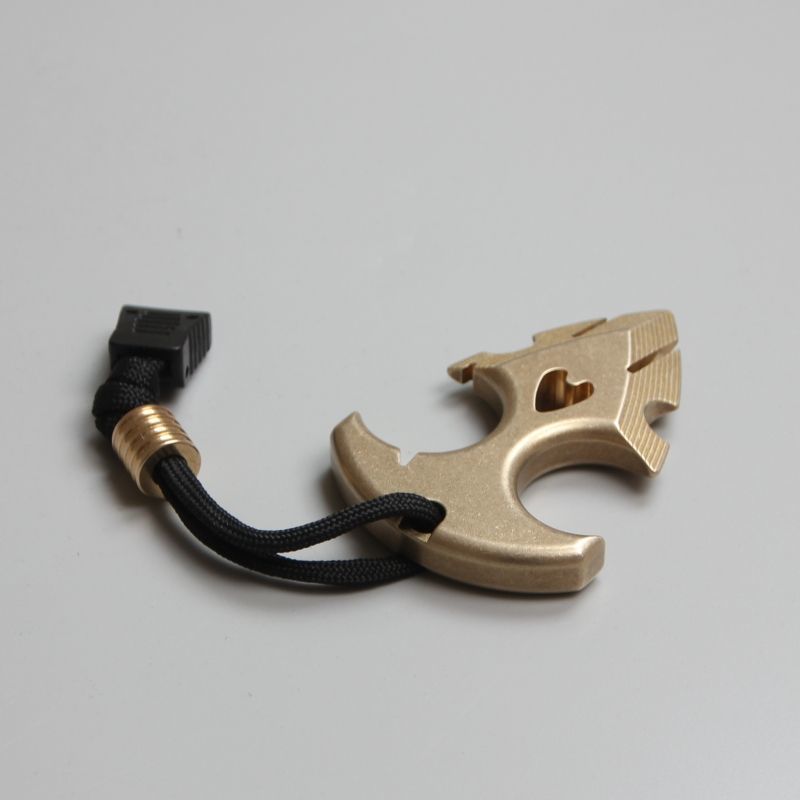 Brass Knuckle Duster Self Defense Broken Window EDC Tool