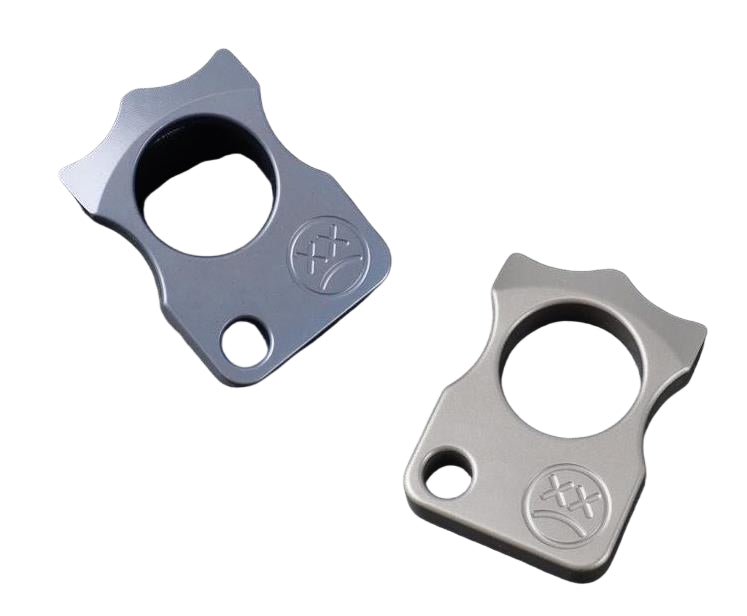 Single Hole Titanium Self-Defense Knuckle Duster