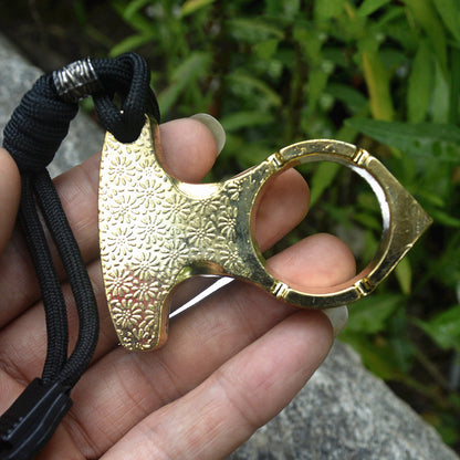 One Finger Orchid Knuckle Duster Portable Defense