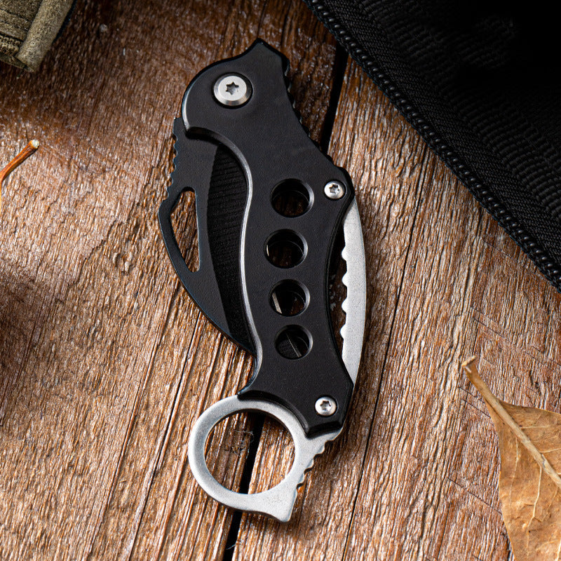 Mini couteau à griffes pliant porte-clés couteaux à fruits de défense