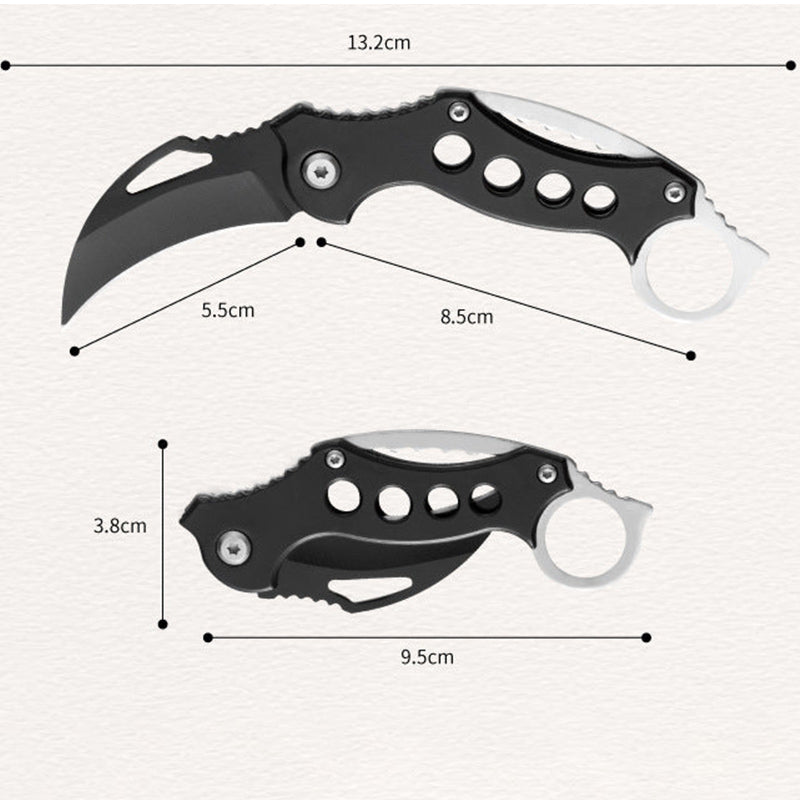 Mini Folding Claw Knife Keychain Defense Fruit Knives