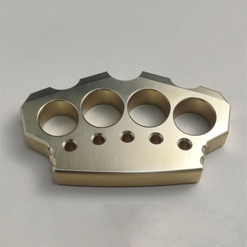Precision Solid Brass Knuckle Duster Boxing Window Breaking EDC Tool