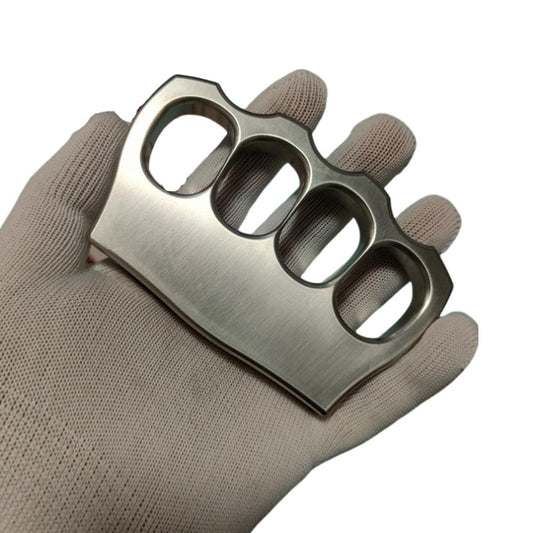 Solid Steel Large Finger Hole Knuckle Duster