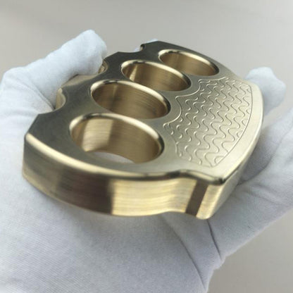Thickened Solid Brass Knuckle Duster Fighting Protective Gear