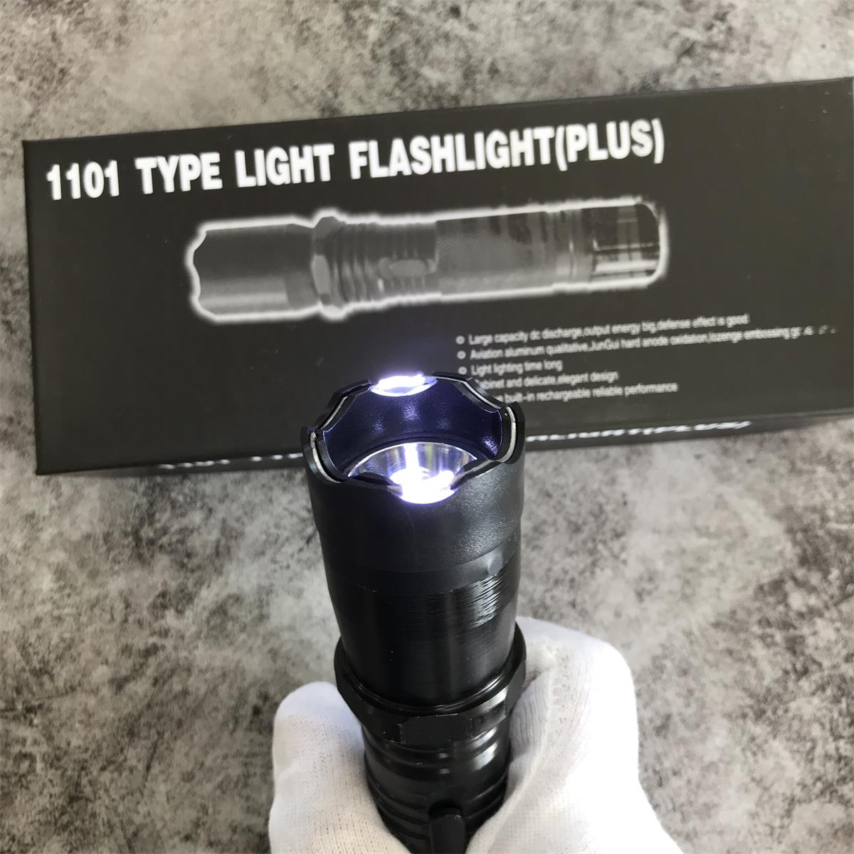 Multifunction 1101 Stun Gun Flashlight
