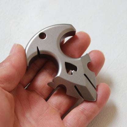 Titanium Alloy Knuckle Duster Self-defense EDC Decoration