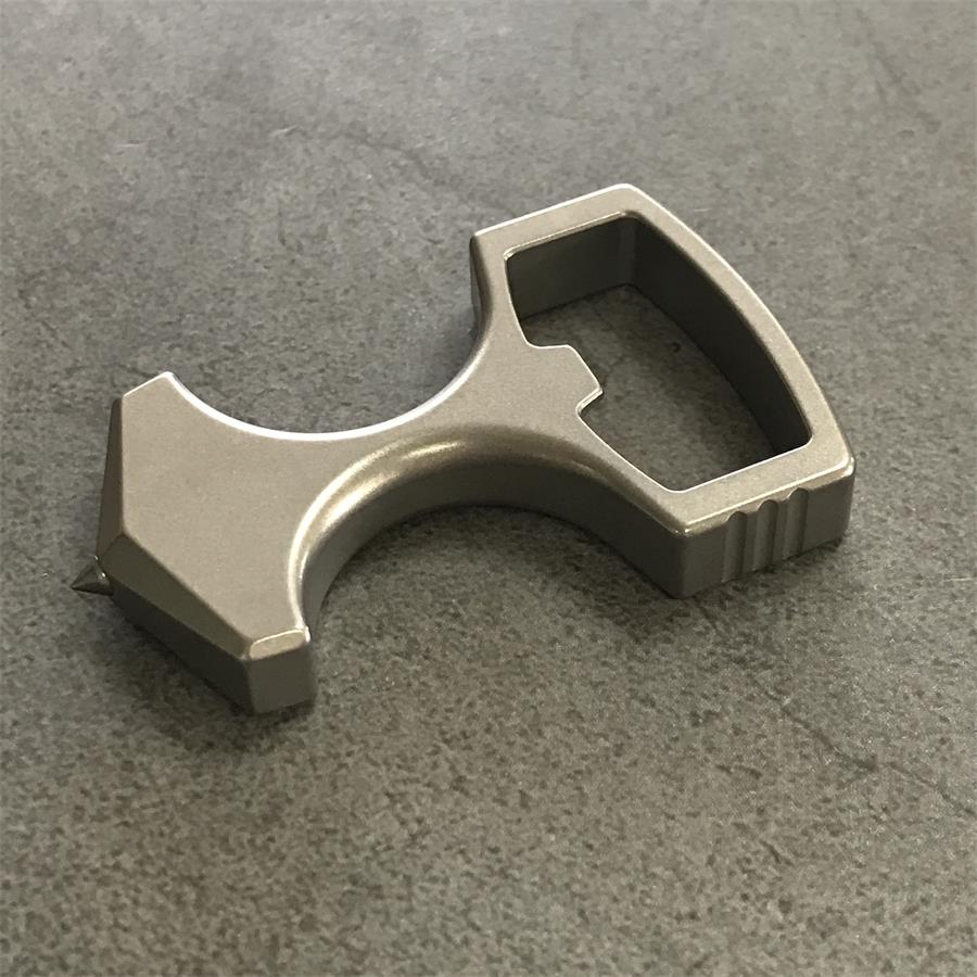 Titanium Key Pendant EDC Bottle Opener and Window Breaker