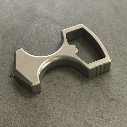 Titanium Key Pendant EDC Bottle Opener and Window Breaker