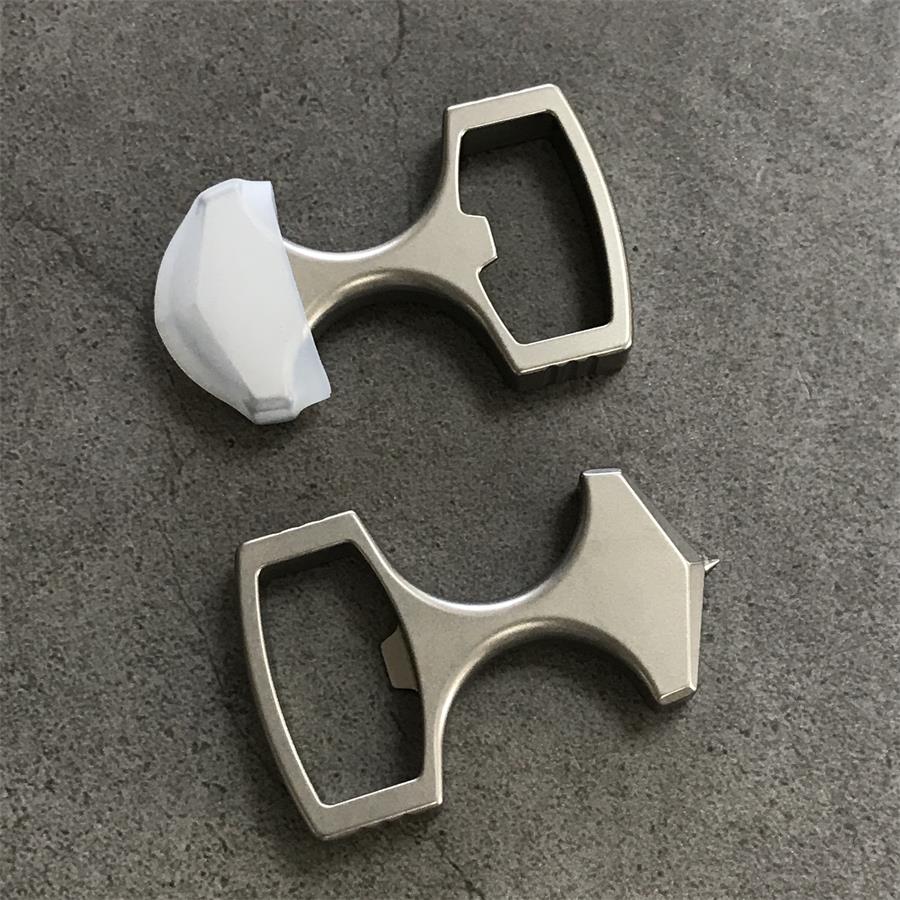 Titanium Key Pendant EDC Bottle Opener and Window Breaker
