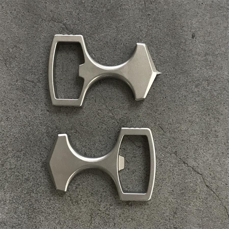 Titanium Key Pendant EDC Bottle Opener and Window Breaker