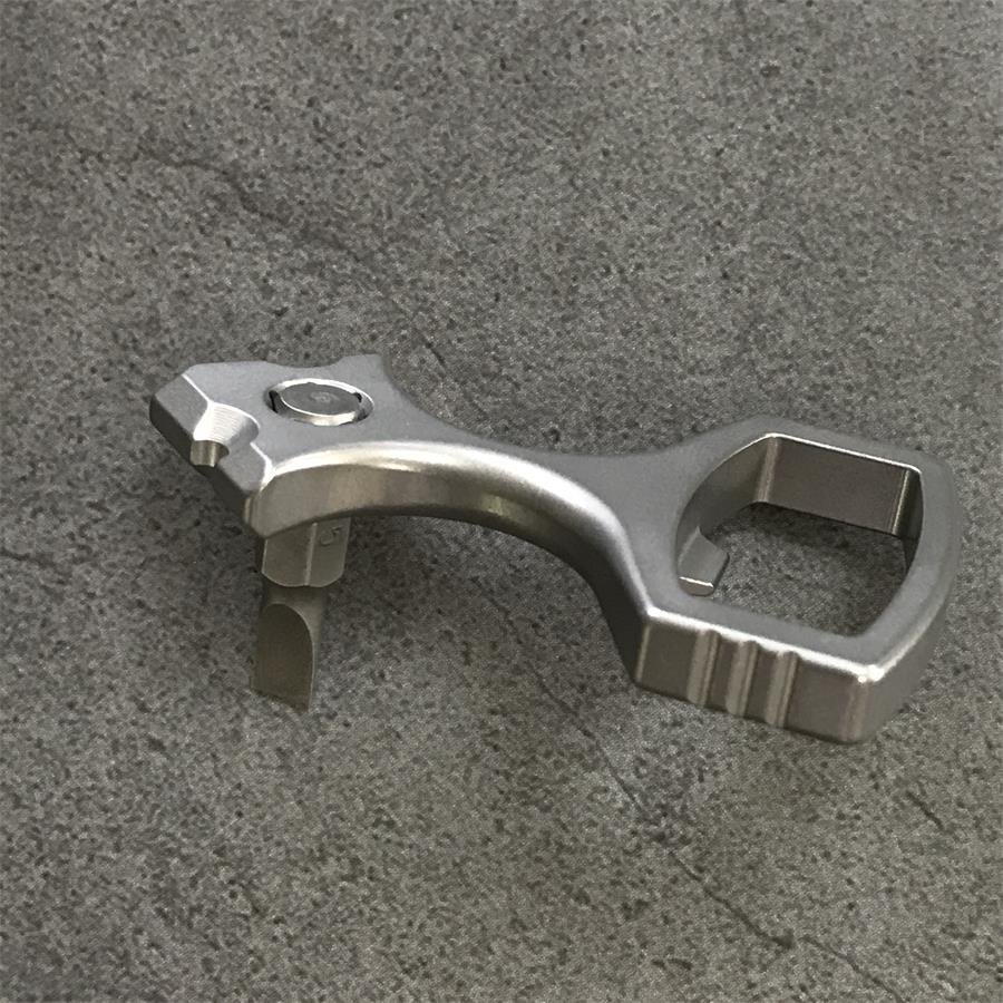 Multi-Function Titanium EDC Portable Bottle Opener