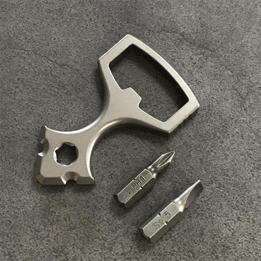 Multi-Function Titanium EDC Portable Bottle Opener