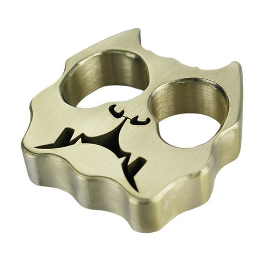 Dog Head Thickened Brass Knuckle Duster