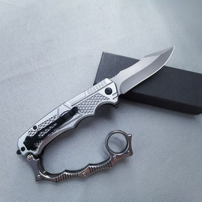 Knuckle Foling Knife Camping Defensive Pocket Knives EDC Tool