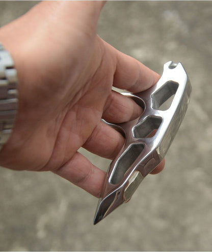 Specchio per arma da difesa Knucke a dito singolo in acciaio massiccio