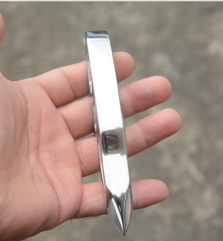 Single Finger Knucke Defense Weapon Mirror Solid Steel