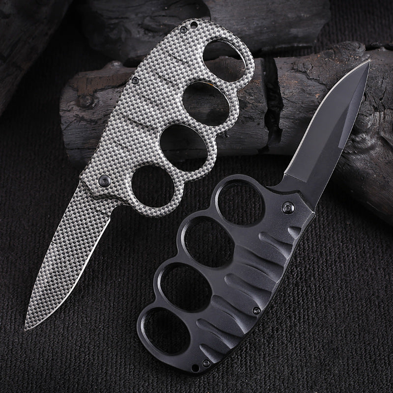 Knuckle Tactical Knife Camping Self Defense Knives