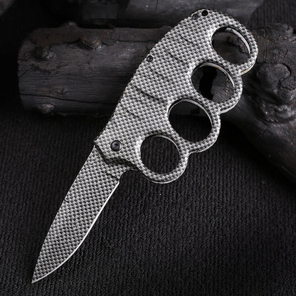 Knuckle Tactical Knife Camping Self Defense Knives