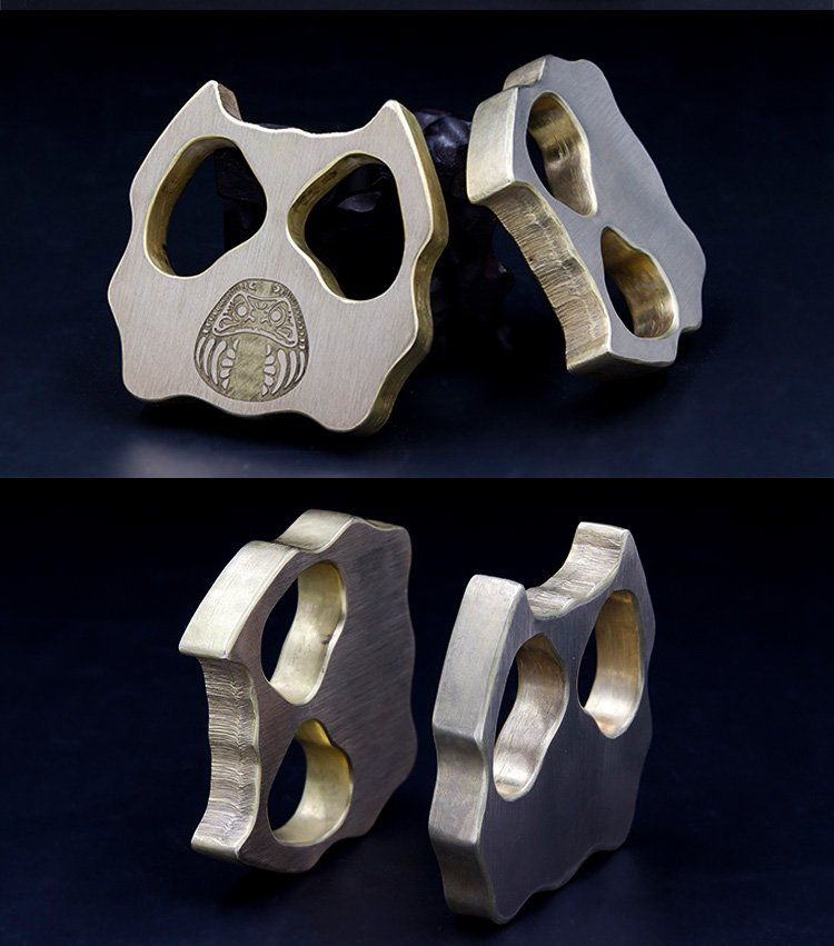 Two Fingers Brass Knuckle Duster