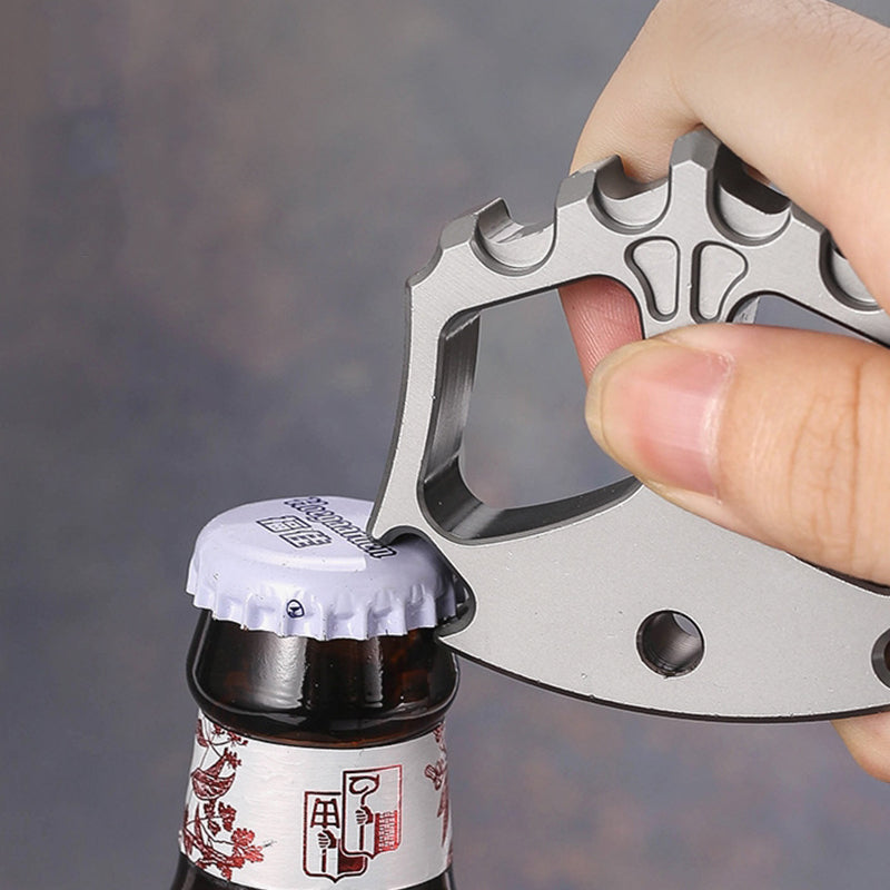 Open Bottle Knuckle Multifunctional Self-defense EDC Decoration